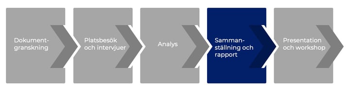 gap-analys modell sammanställning